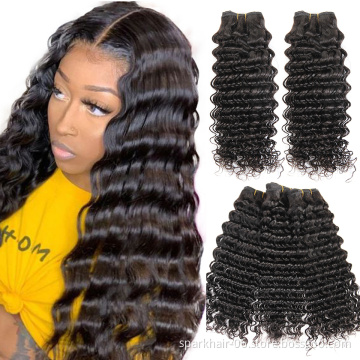 Cheap Vendor Raw China Braided Hair Cuticle Aligned 5 Bundles Brazilian Virgin Human Hair Extensions 10A Deep Water Wave 30 Inch